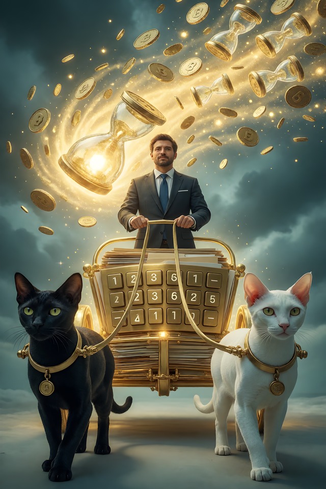 The Extension — an illustrated card from The Accountant Arcana