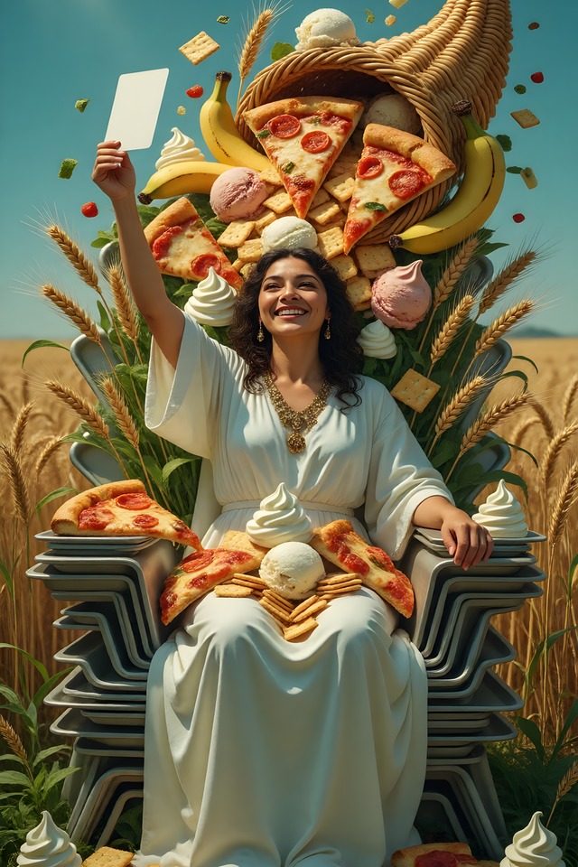 The Meal Swipe — an illustrated card from The College Arcana
