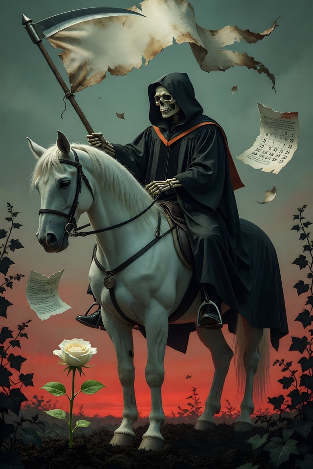 The Add/Drop Deadline — an illustrated card from The College Arcana
