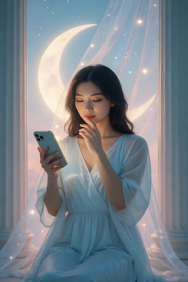 The Read Receipt — illustrated tarot card, arcanum II