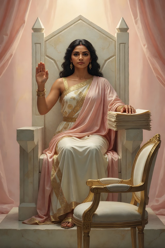 The Ultimatum — illustrated tarot card, arcanum IV