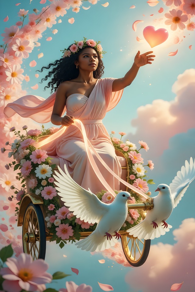 The Chase — illustrated tarot card, arcanum VII