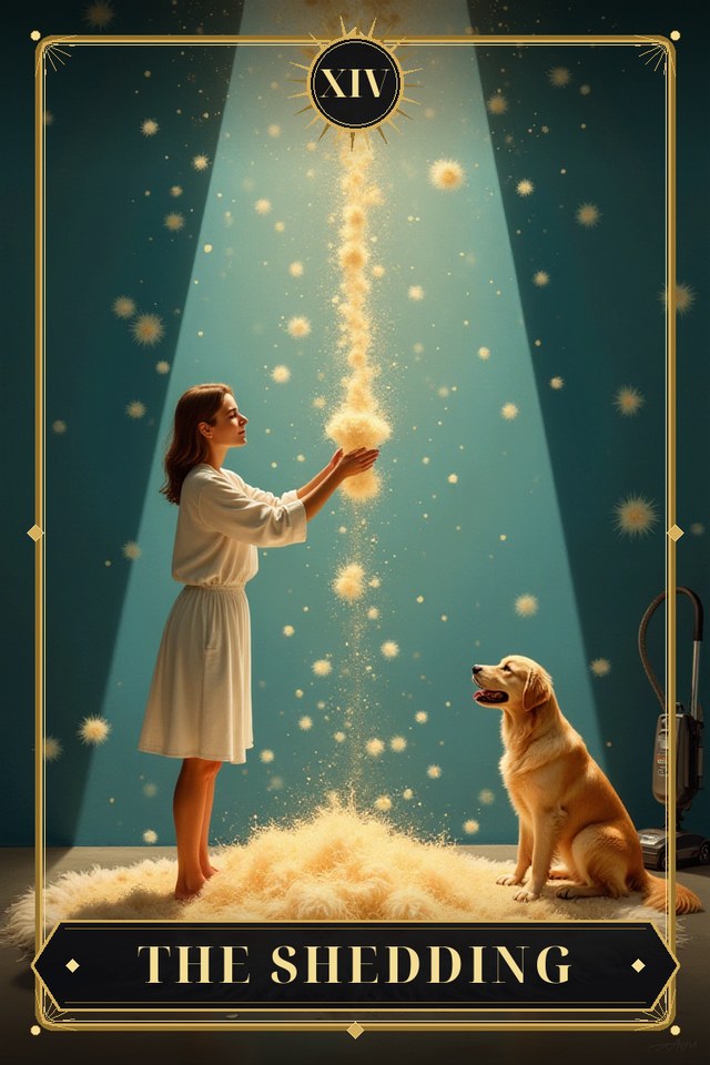 The Shedding — illustrated tarot card, arcanum XIV