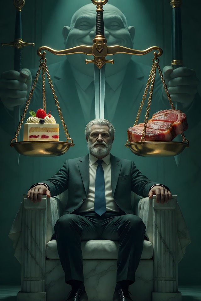 The Comp — an illustrated card from The Food Service Arcana