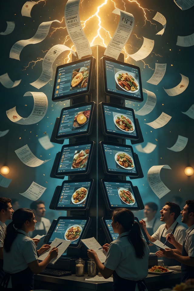 The System's Down — illustrated tarot card, arcanum XVI