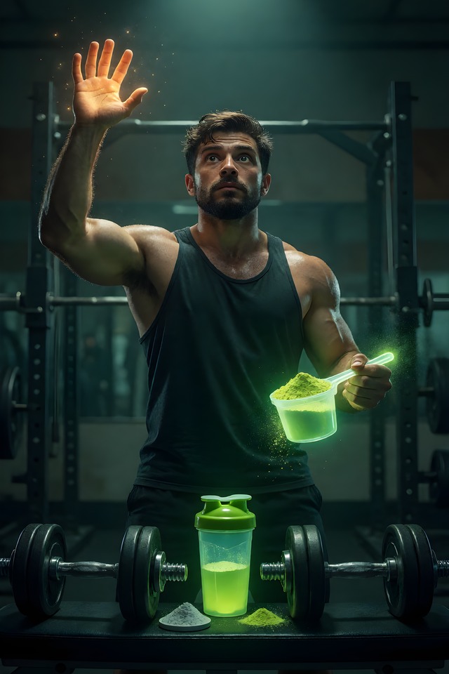 Pre-Workout — an illustrated card from The Gym Deck