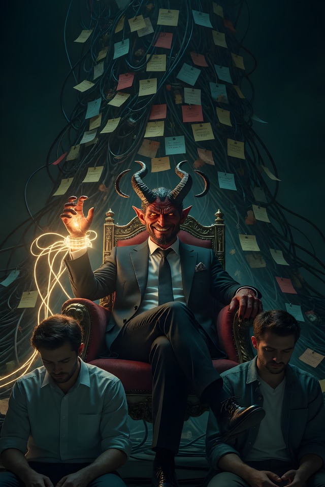 Technical Debt — an illustrated card from The IT Arcana