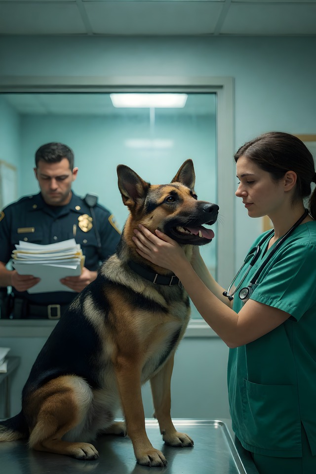 The Vet Card — an illustrated card from The Law Enforcement Deck