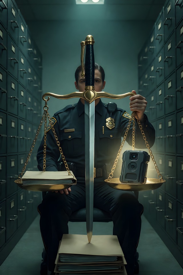 Internal Affairs — an illustrated card from The Law Enforcement Deck
