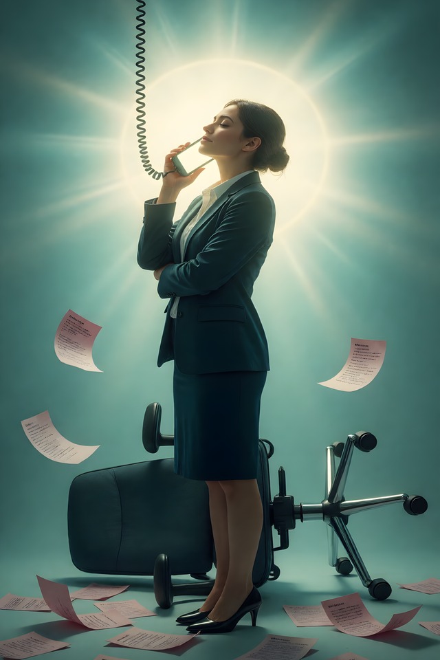 I'll Call You Right Back — an illustrated card from The Lawyer Arcana
