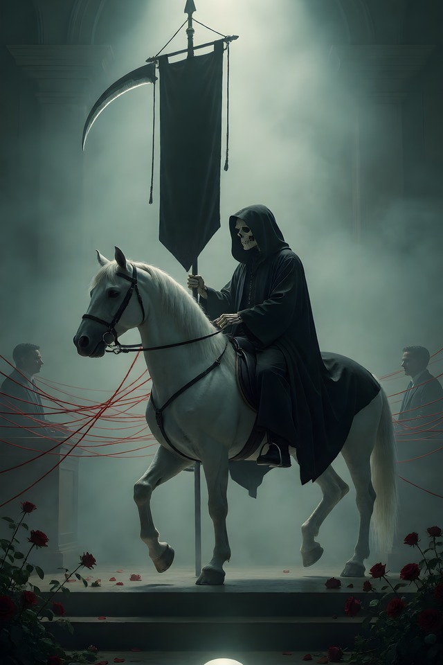 The Conflict Check — an illustrated card from The Lawyer Arcana