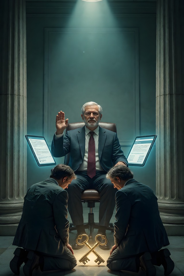 The General Counsel — an illustrated card from The Lawyer Arcana
