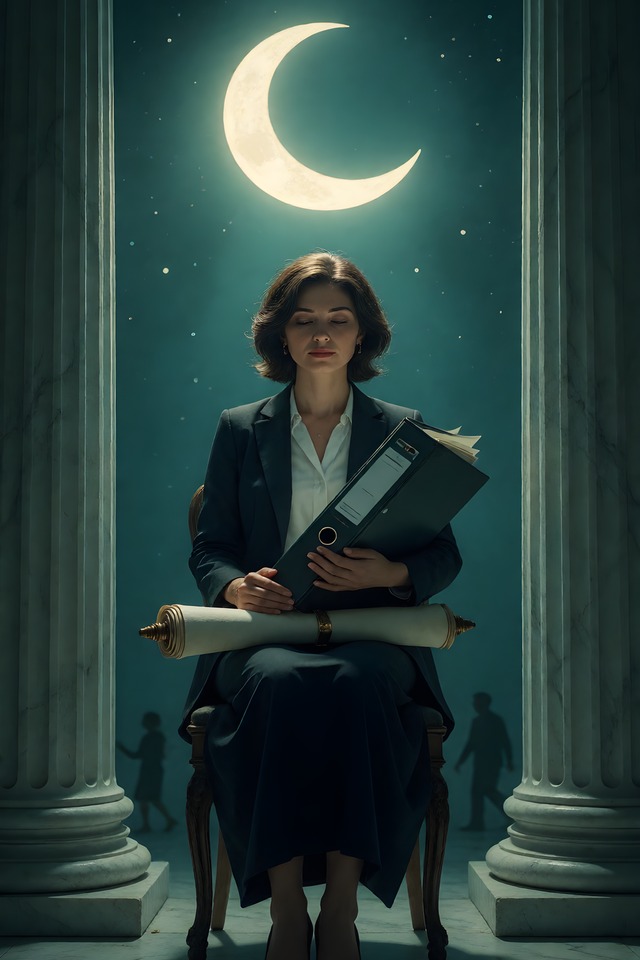 The Paralegal — an illustrated card from The Lawyer Arcana