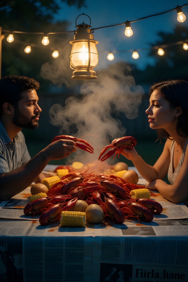 The Crawfish Boil — illustrated tarot card, arcanum VI