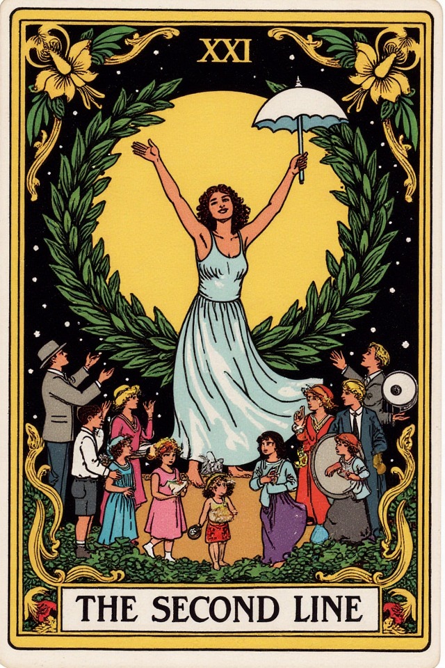 The Louisiana Arcana, a card from this modern tarot deck