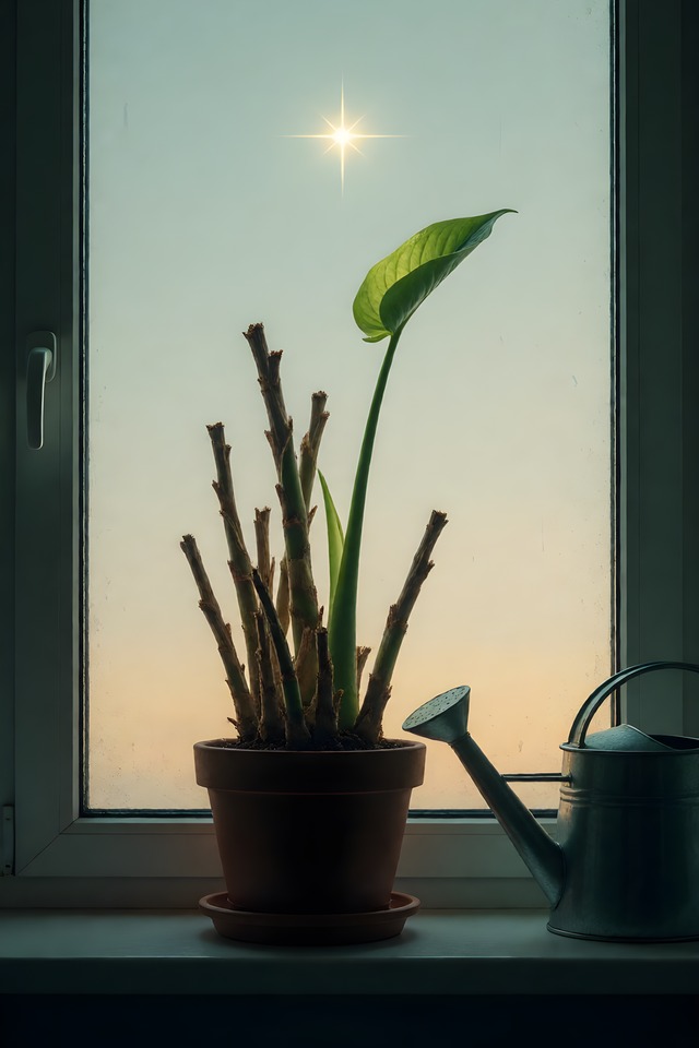 The New Leaf — an illustrated card from The Modern Arcana