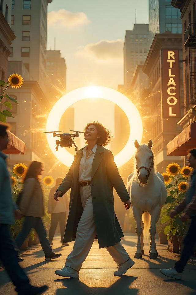 The Main Character — an illustrated card from The Modern Arcana