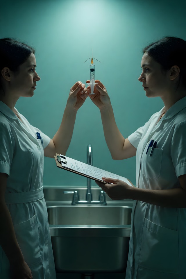 The Waste Sink — an illustrated card from The Nurse Arcana