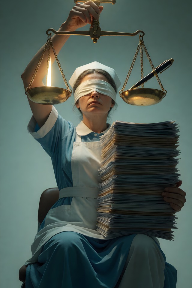 The Incident Report — an illustrated card from The Nurse Arcana