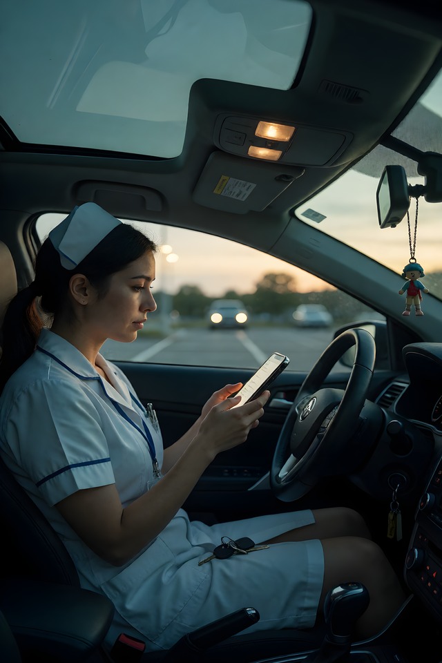 The Parking Lot Yes — an illustrated card from The Nurse Arcana