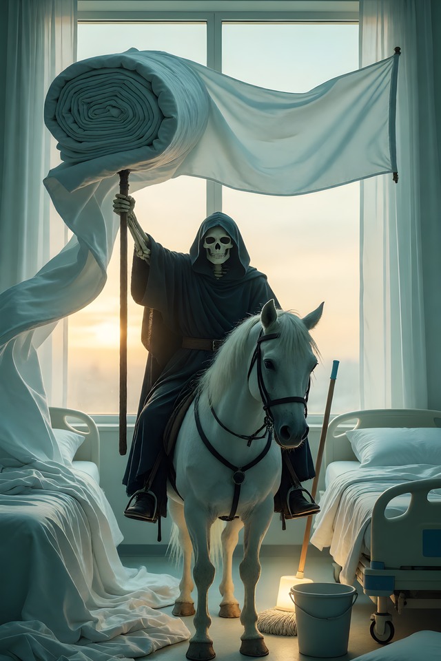 The Code Brown — an illustrated card from The Nurse Arcana