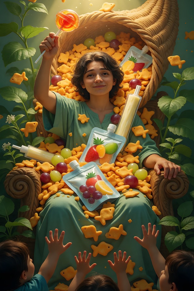 The Snack Provider — an illustrated card from The Parenting Arcana