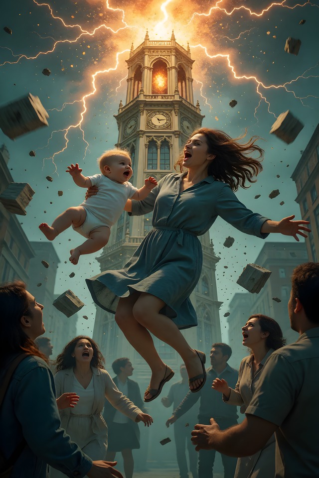 The Diaper Blowout — an illustrated card from The Parenting Arcana
