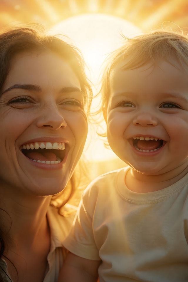 The Belly Laugh — an illustrated card from The Parenting Arcana