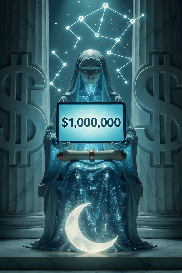 The Zestimate — an illustrated card from The Realtor Arcana