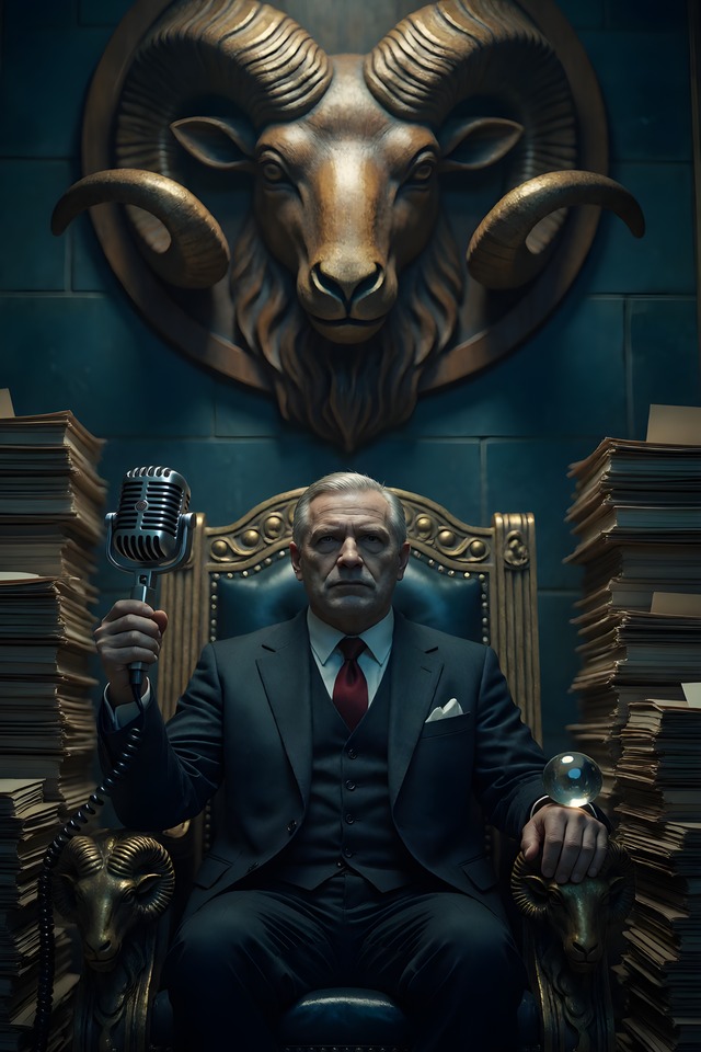 The Principal — illustrated tarot card, arcanum IV