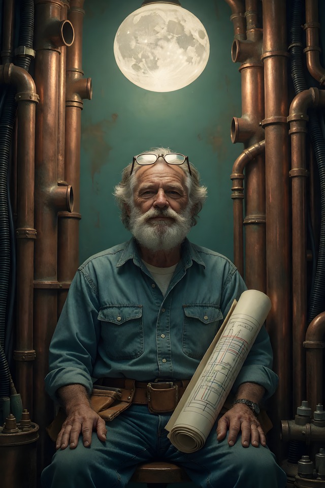 The Old Timer — an illustrated card from The Trades Deck