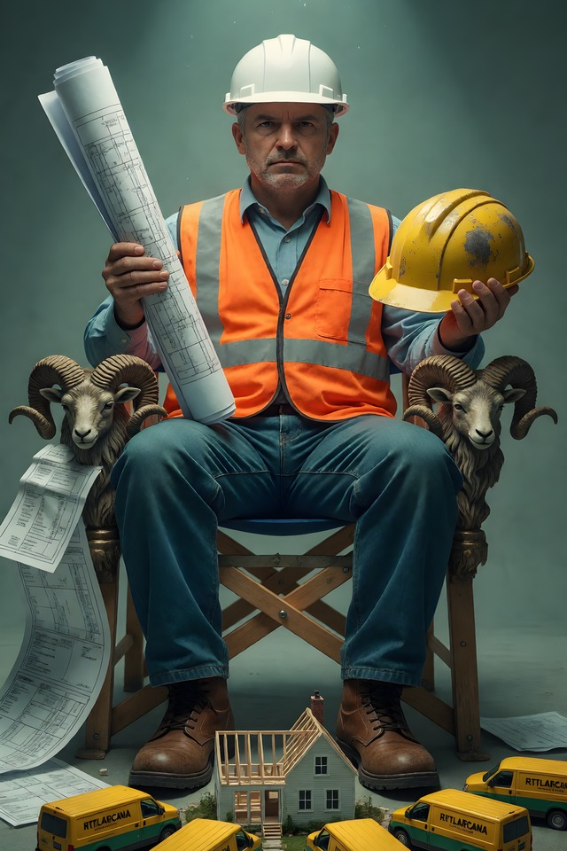 The General Contractor — an illustrated card from The Trades Deck